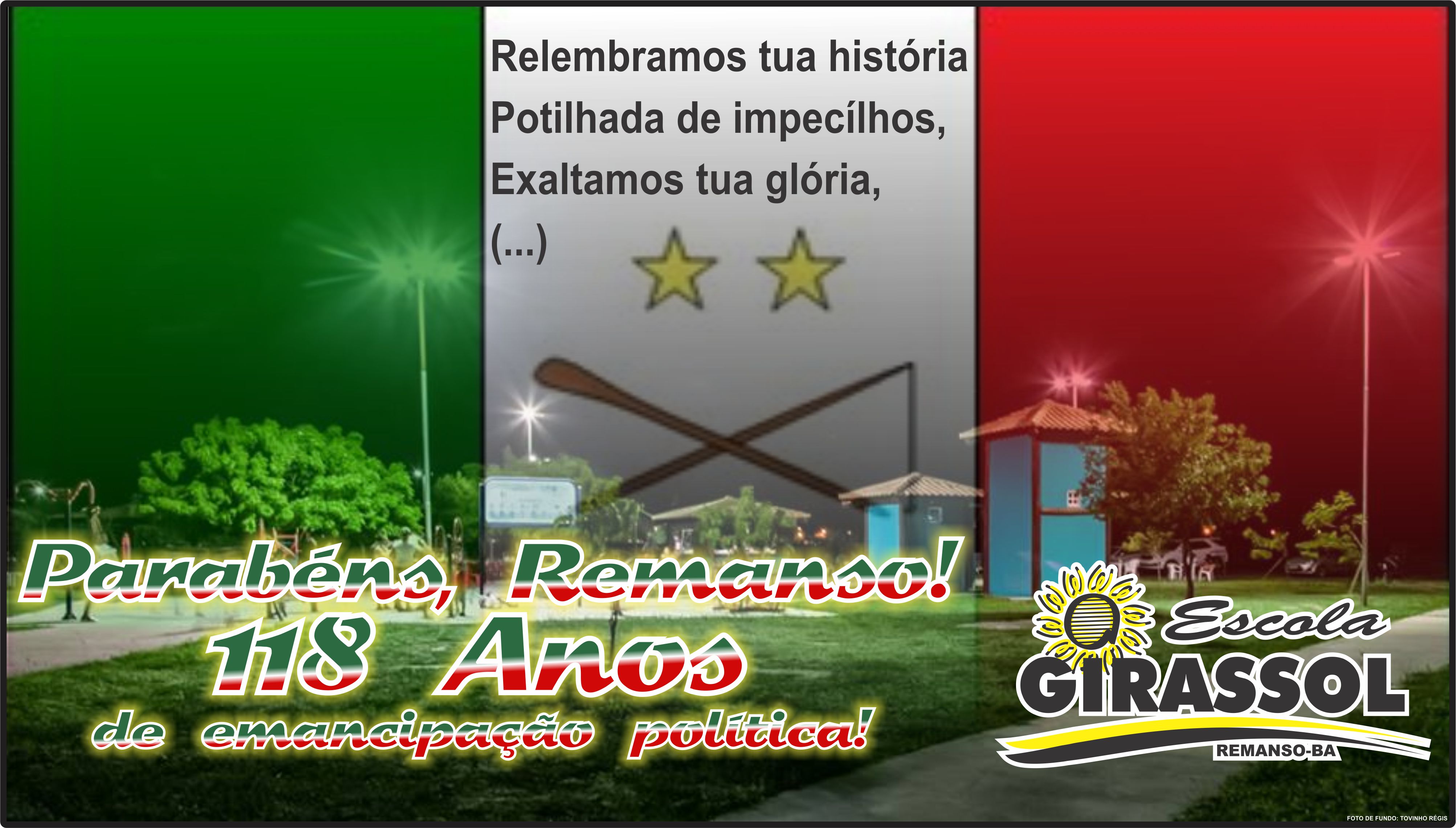 ANIVERSÁRIO DE REMANSO