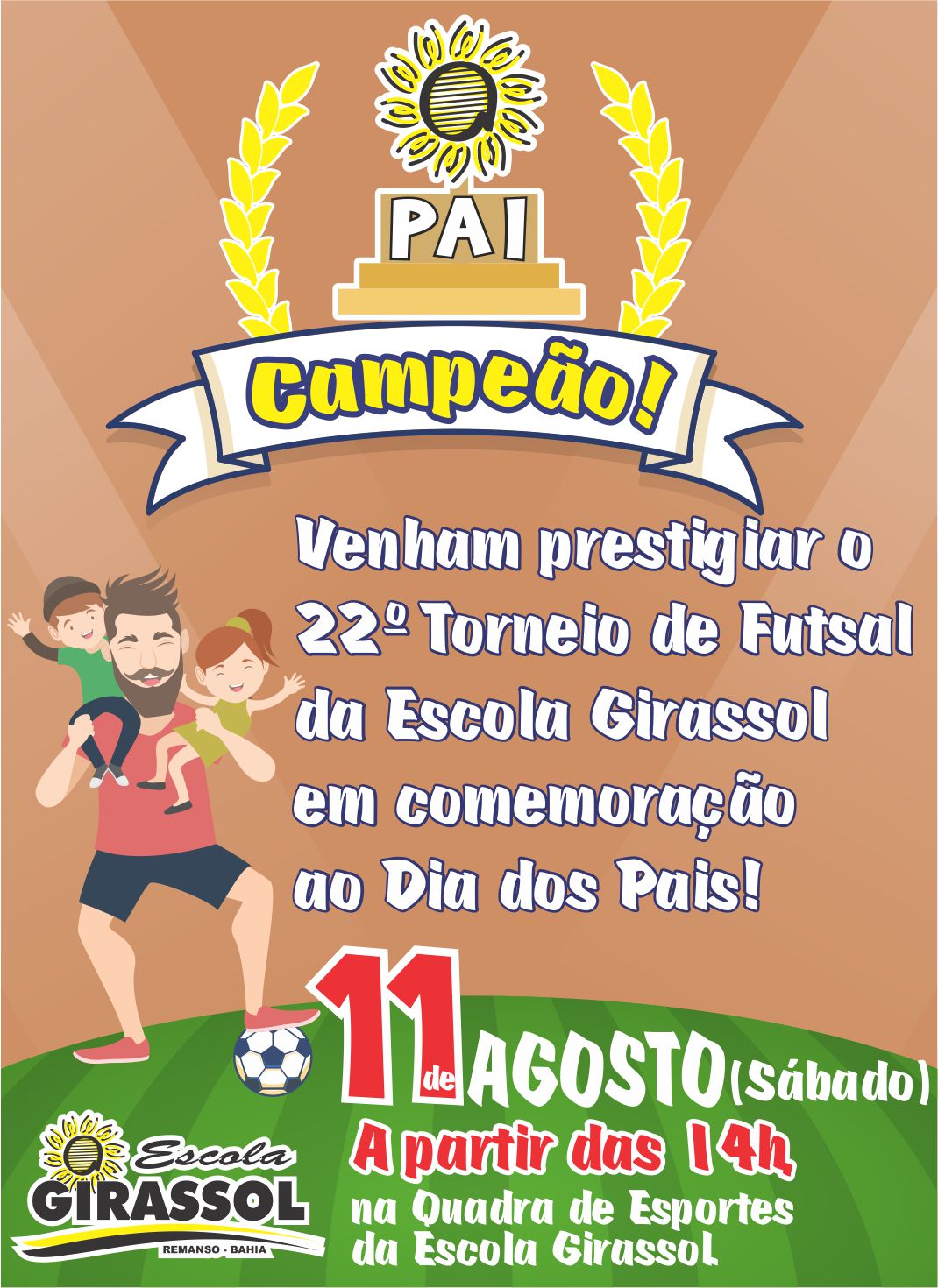CARTAZ - TORNEIO DIA DOS PAIS